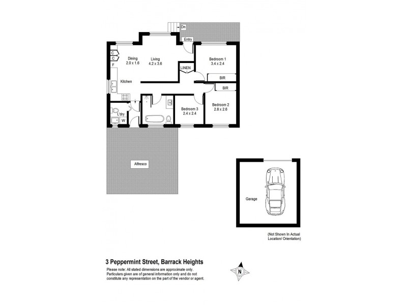 3 Peppermint Street, Barrack Heights NSW 2528 Floorplan