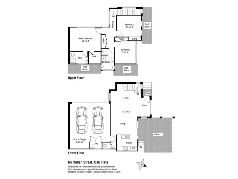 1/5 Cullen Street, Oak Flats NSW 2529 Floorplan