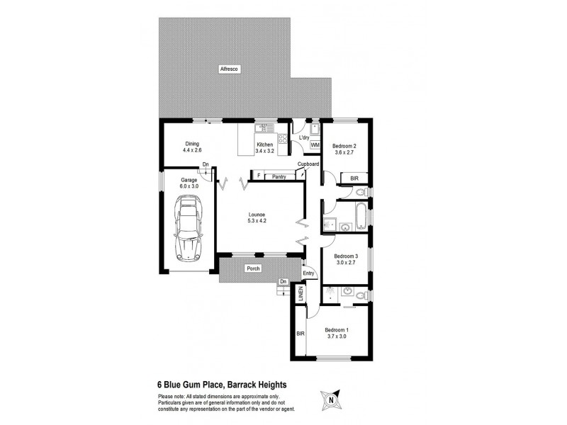 6 Blue Gum Place, Barrack Heights NSW 2528 Floorplan
