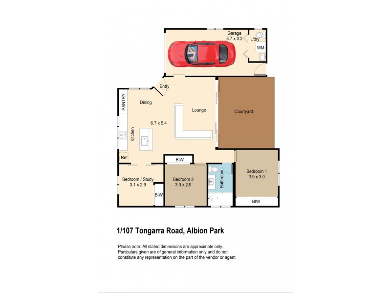 Unit 1/107 Tongarra Road, Albion Park NSW 2527 Floorplan