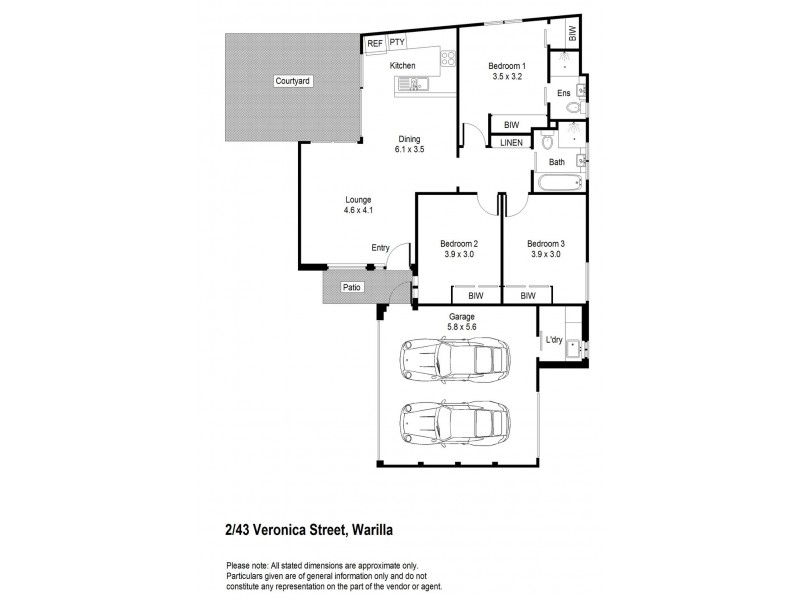 2/43 Veronica Street, Warilla NSW 2528 Floorplan