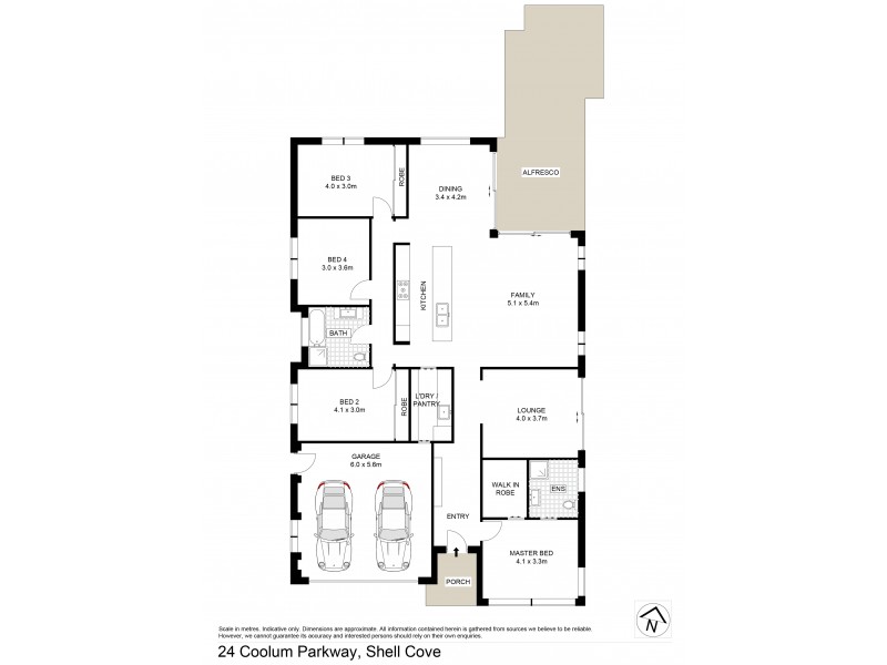 24 Coolum Parkway, Shell Cove NSW 2529 Floorplan