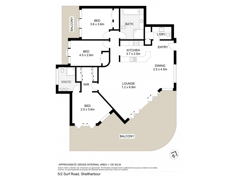5/2 Surf Road, Shellharbour NSW 2529 Floorplan