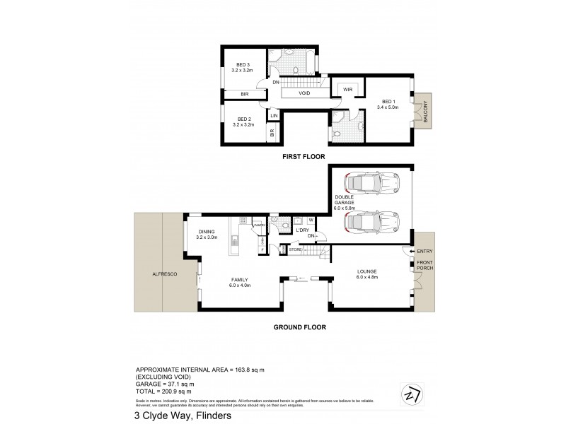 3 Clyde Way, Flinders NSW 2529 Floorplan