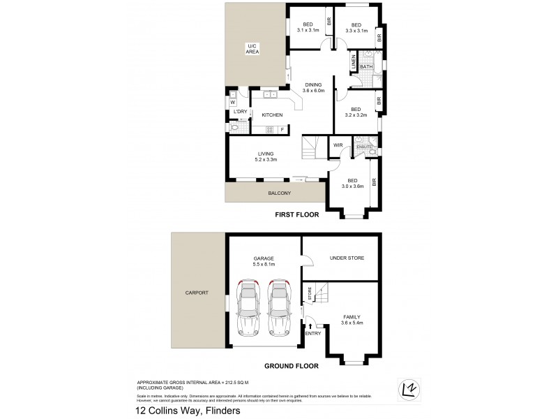 12 Collins Way, Flinders NSW 2529 Floorplan