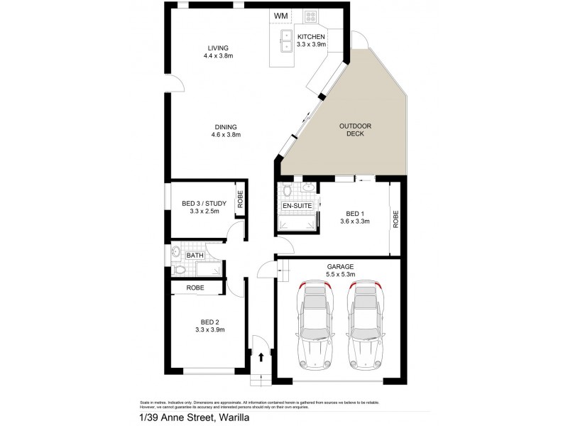 1/39 Anne Street, Warilla NSW 2528 Floorplan