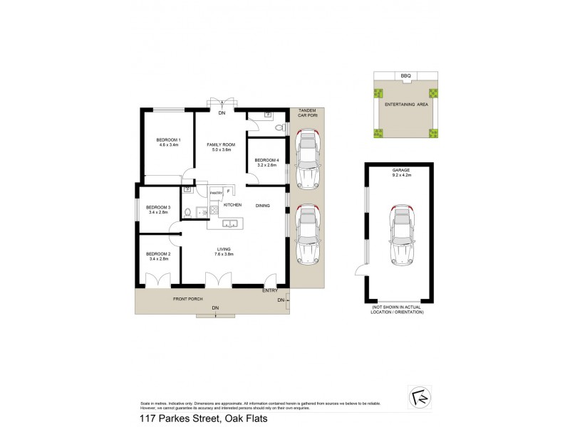 117 Parkes Street, Oak Flats NSW 2529 Floorplan