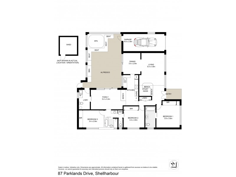 87 Parklands Drive, Shellharbour NSW 2529 Floorplan