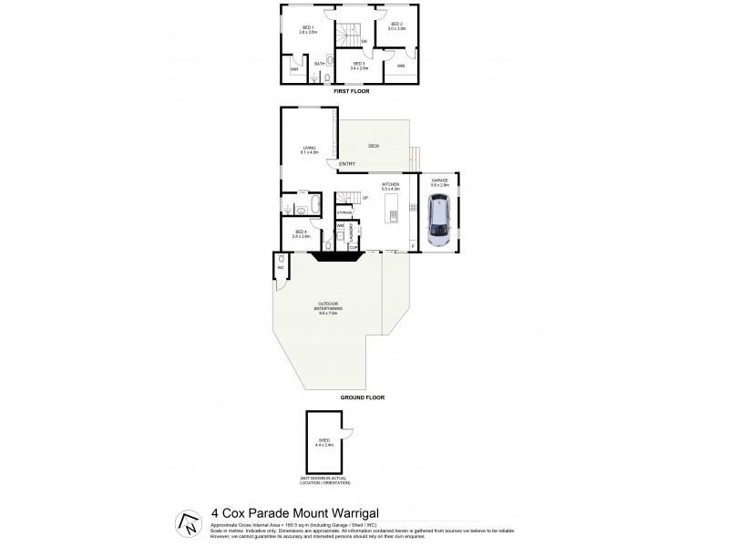 4 Cox Parade, Mount Warrigal NSW 2528 Floorplan