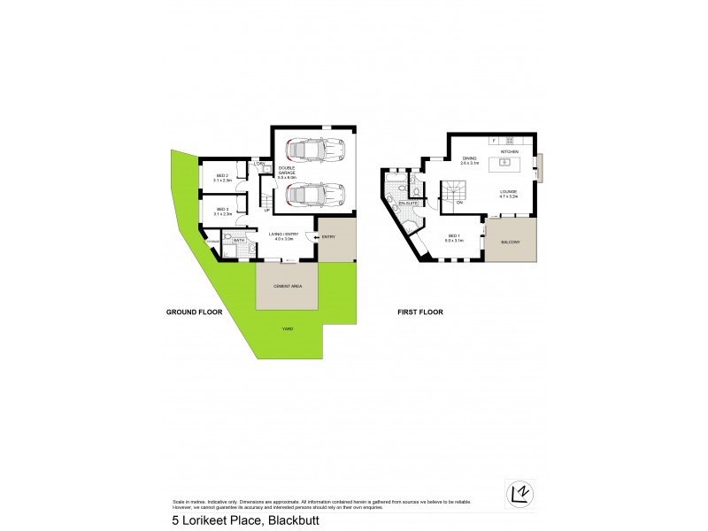5 Lorikeet Place, Blackbutt NSW 2529 Floorplan