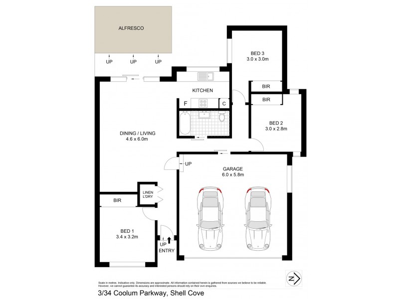 3/34 Coolum Parkway, Shell Cove NSW 2529 Floorplan