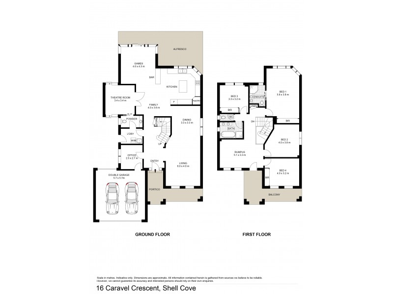 16 Caravel Crescent, Shell Cove NSW 2529 Floorplan