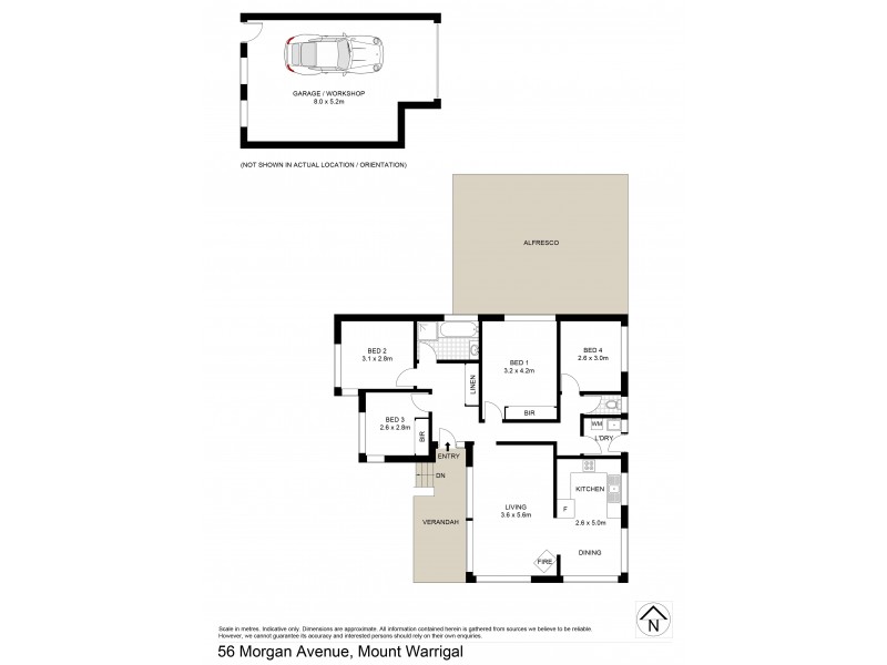 56 Morgan Avenue, Mount Warrigal NSW 2528 Floorplan