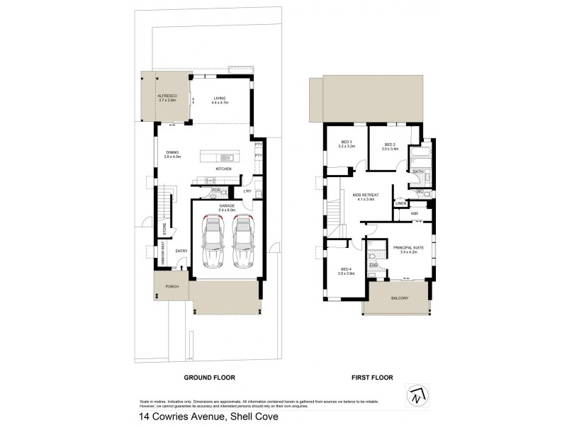 14 Cowries Avenue, Shell Cove NSW 2529 Floorplan
