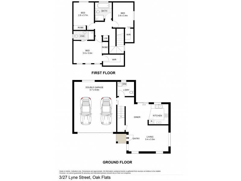 3/27 Lyne Street, Oak Flats NSW 2529 Floorplan