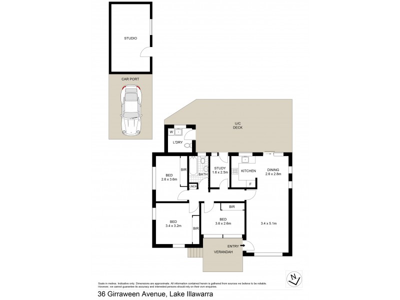 36 Girraween Avenue, Lake Illawarra NSW 2528 Floorplan
