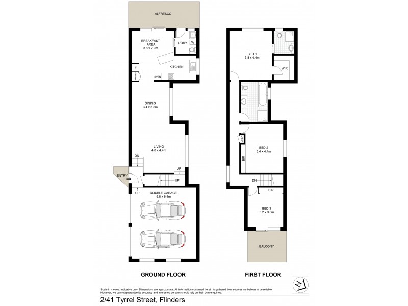 2/41 Tyrrel Street, Flinders NSW 2529 Floorplan