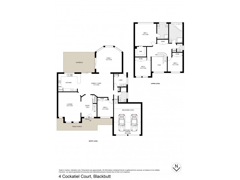 4 Cockatiel Court, Blackbutt NSW 2529 Floorplan