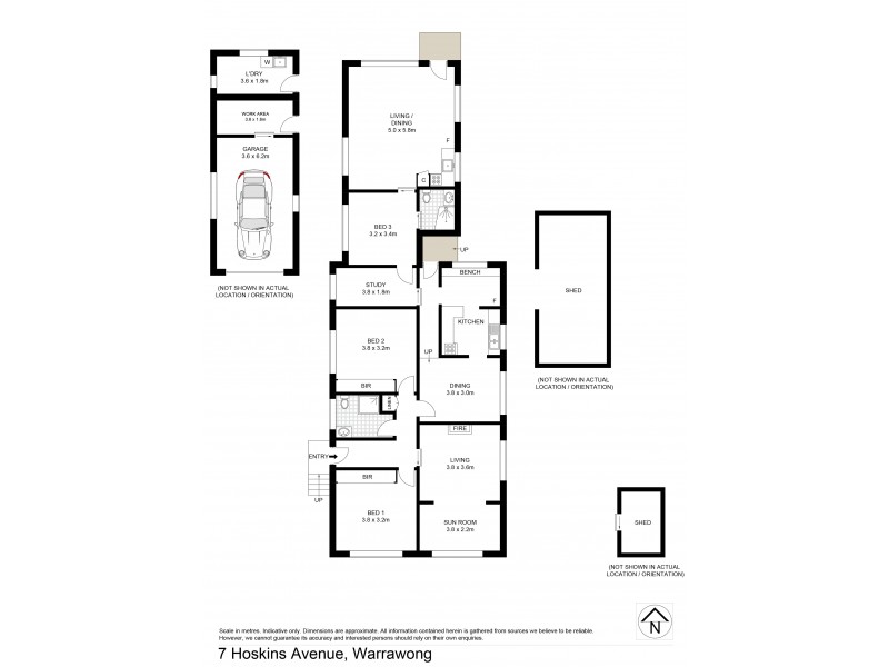 7 Hoskins Avenue, Warrawong NSW 2502 Floorplan