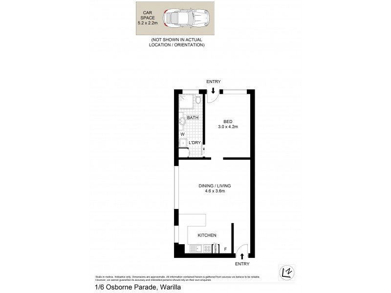 1/6 Osborne Parade, Warilla NSW 2528 Floorplan