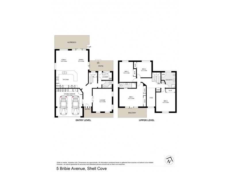 5 Bribie Avenue, Shell Cove NSW 2529 Floorplan