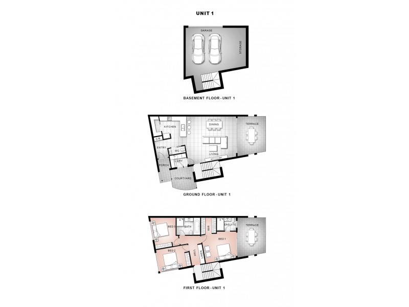Unit 1/4 Gardeners Crescent, Shellharbour NSW 2529 Floorplan