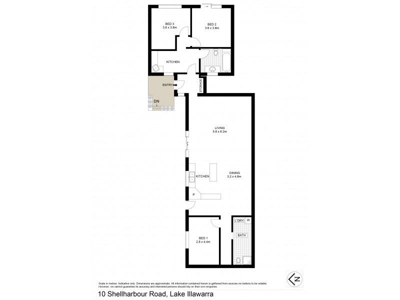 10 Shellharbour Road, Lake Illawarra NSW 2528 Floorplan
