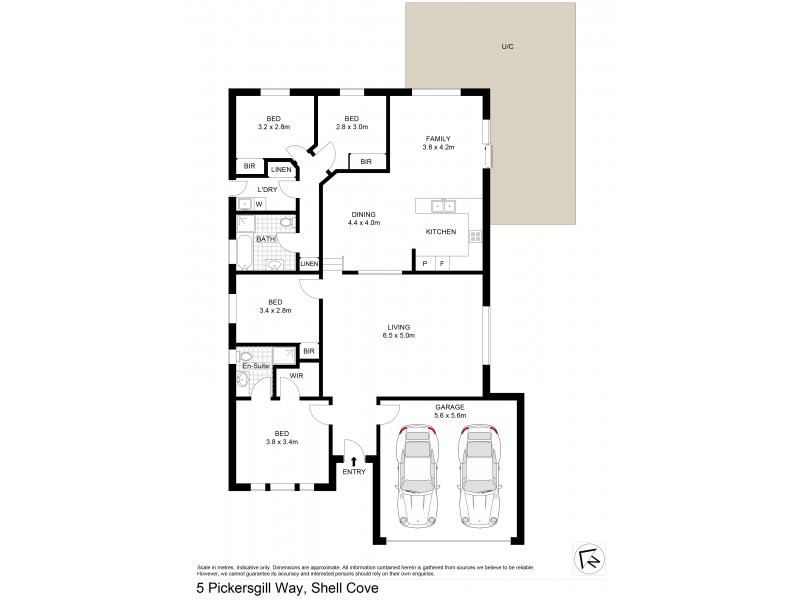 5 Pickersgill Way, Shell Cove NSW 2529 Floorplan