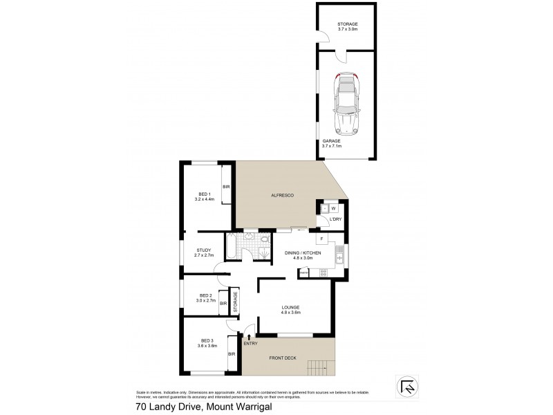 70 Landy Drive, Mount Warrigal NSW 2528 Floorplan