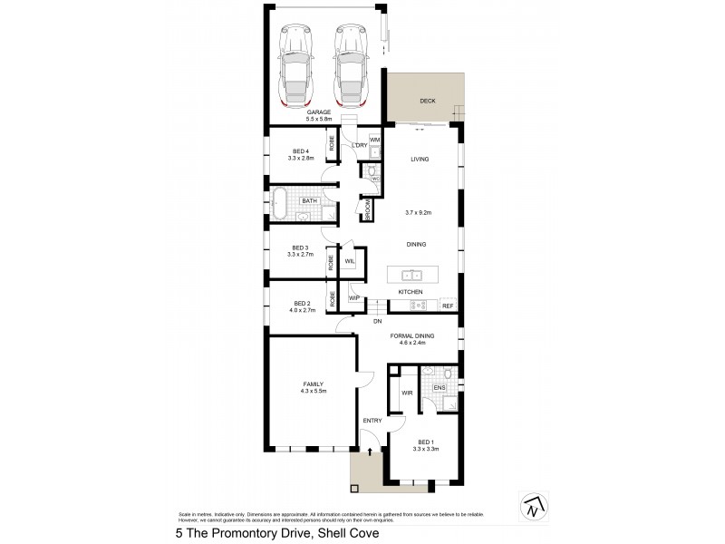 5 The Promontory Drive, Shell Cove NSW 2529 Floorplan