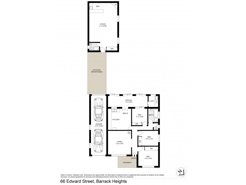 66 Edward Street, Barrack Heights NSW 2528 Floorplan