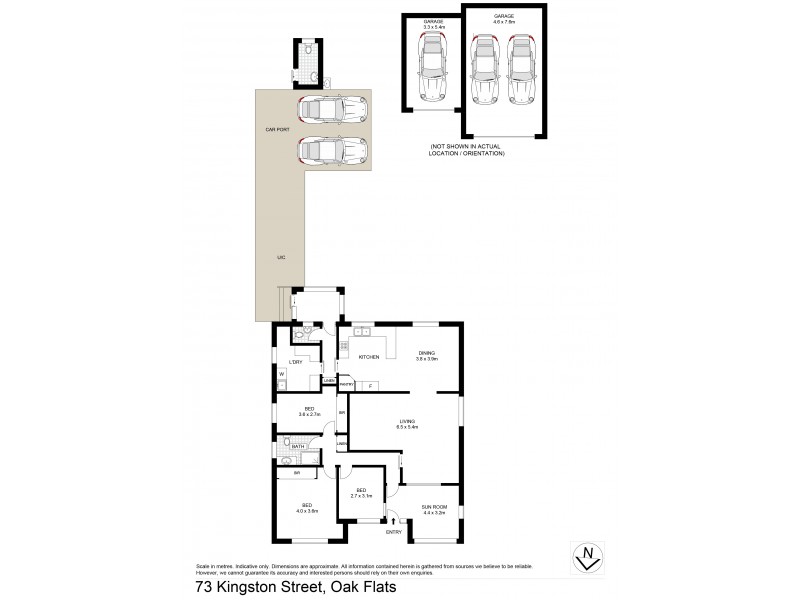 73 Kingston Street, Oak Flats NSW 2529 Floorplan