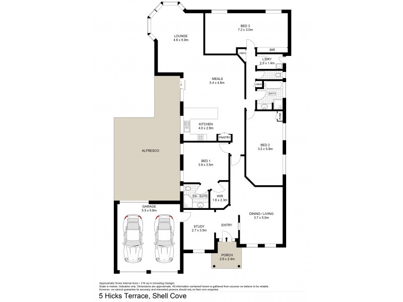 5 Hicks Terrace, Shell Cove NSW 2529 Floorplan