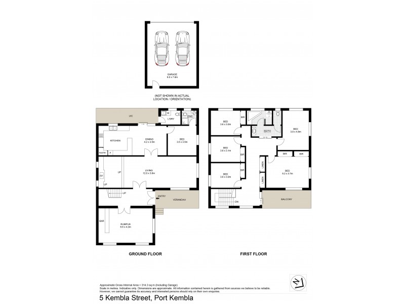 5 Kembla Street, Port Kembla NSW 2505 Floorplan