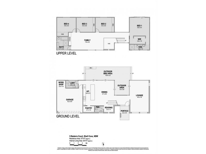 9 Bedarra Court, Shell Cove NSW 2529 Floorplan