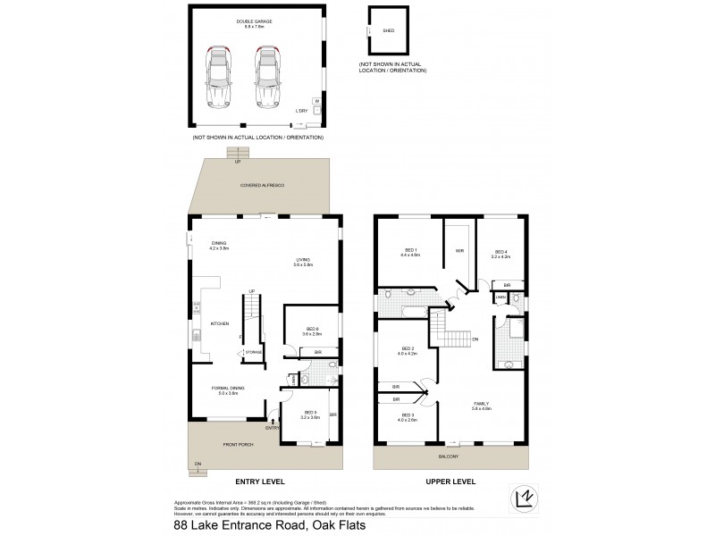 88 Lake Entrance Road, Oak Flats NSW 2529 Floorplan
