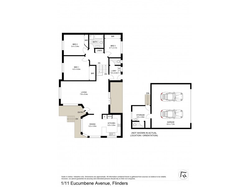 1/11 Eucumbene Avenue, Flinders NSW 2529 Floorplan