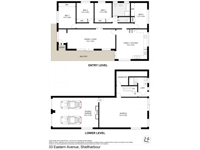 33 Eastern Avenue, Shellharbour NSW 2529 Floorplan