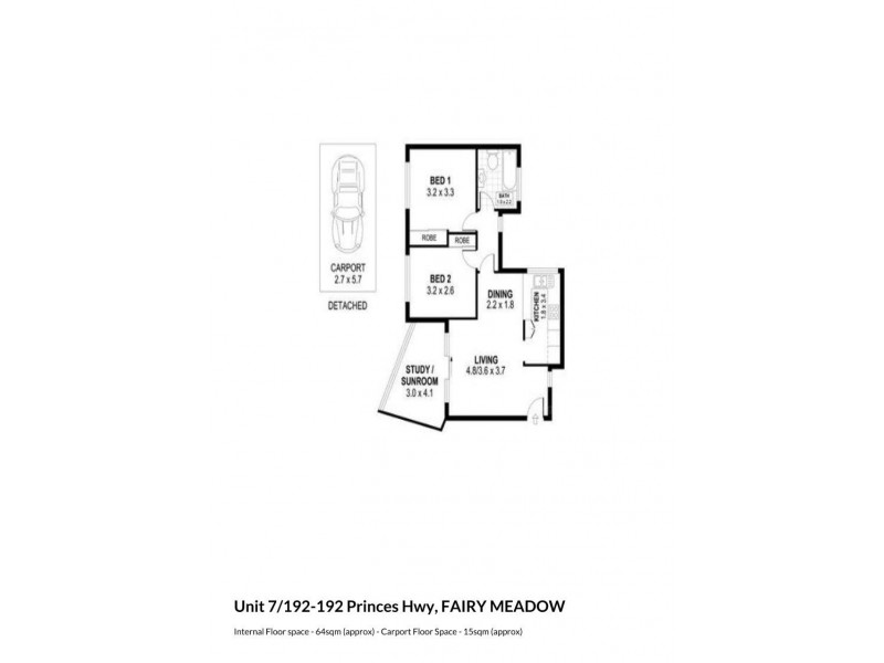 7/192-198 Princes Highway, Fairy Meadow NSW 2519 Floorplan