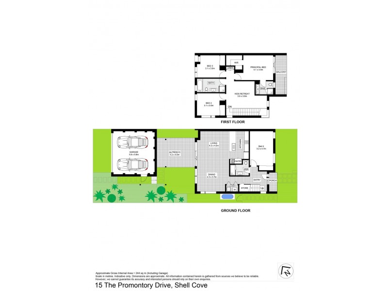 15 The Promontory Drive, Shell Cove NSW 2529 Floorplan