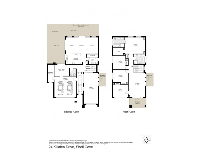 24 Killalea Drive, Shell Cove NSW 2529 Floorplan