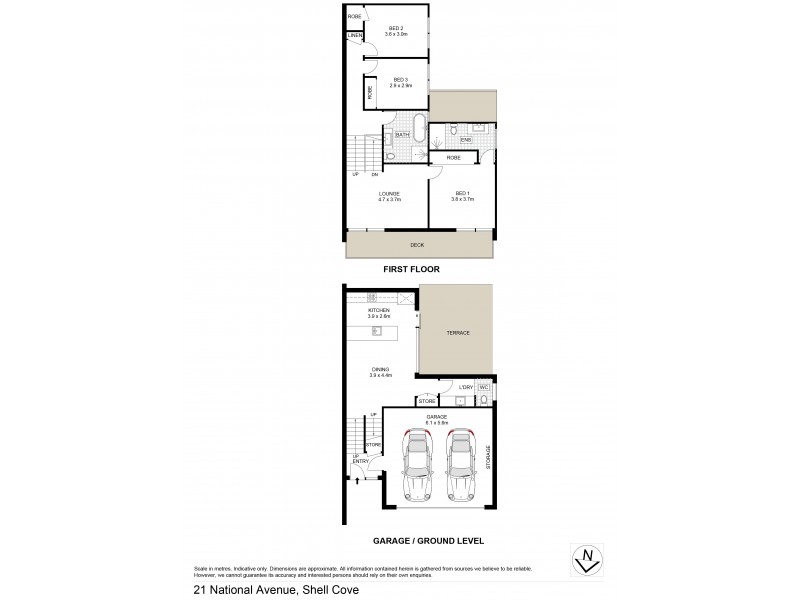 21 National Avenue, Shell Cove NSW 2529 Floorplan
