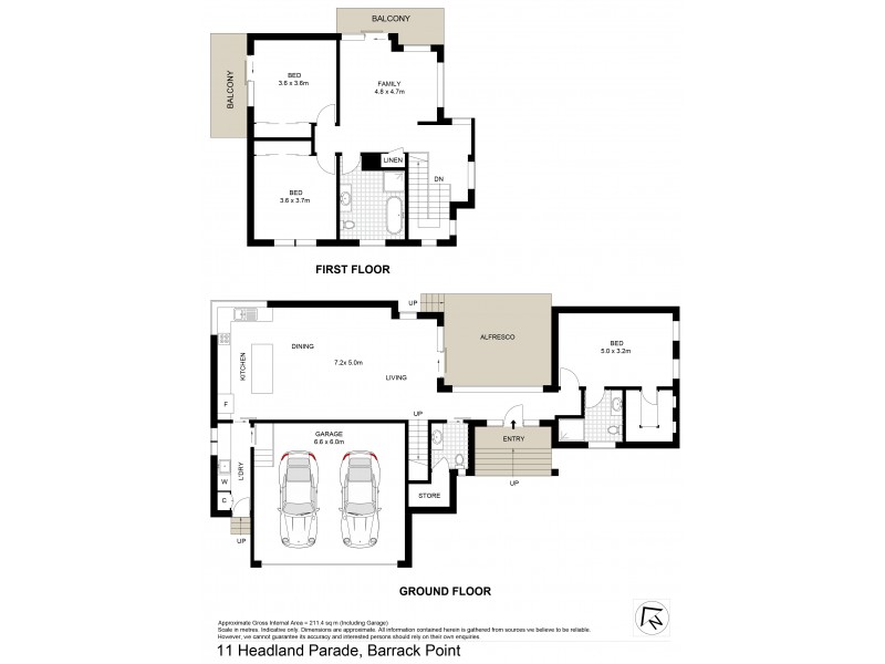 11 Headland Parade, Barrack Point NSW 2528 Floorplan