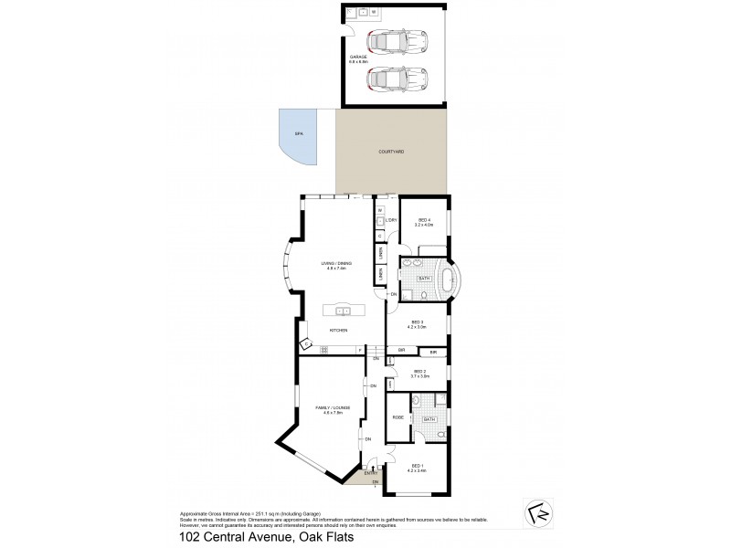 102 Central Avenue, Oak Flats NSW 2529 Floorplan
