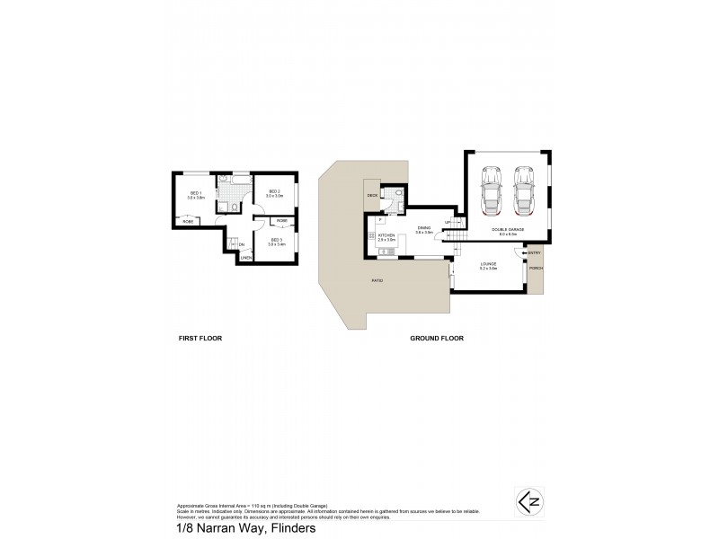 1/8 Narran Way, Flinders NSW 2529 Floorplan
