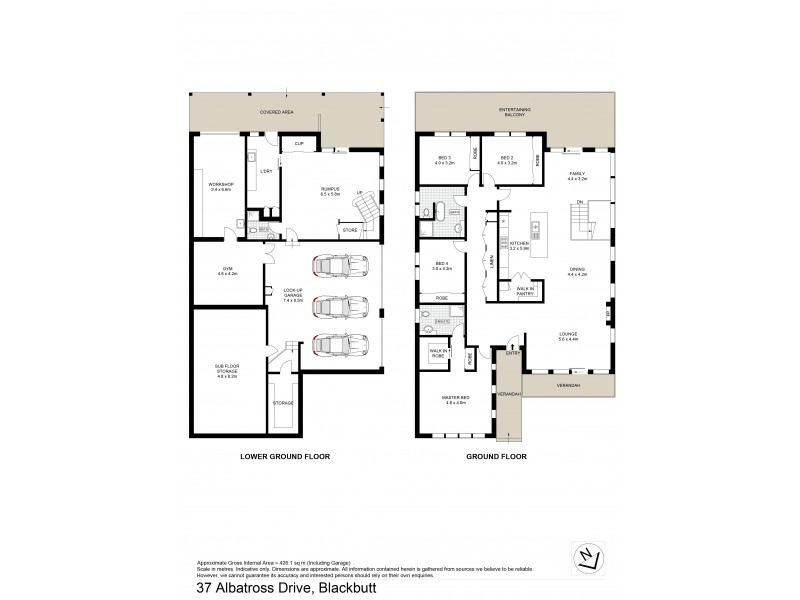 37 Albatross Drive, Blackbutt NSW 2529 Floorplan