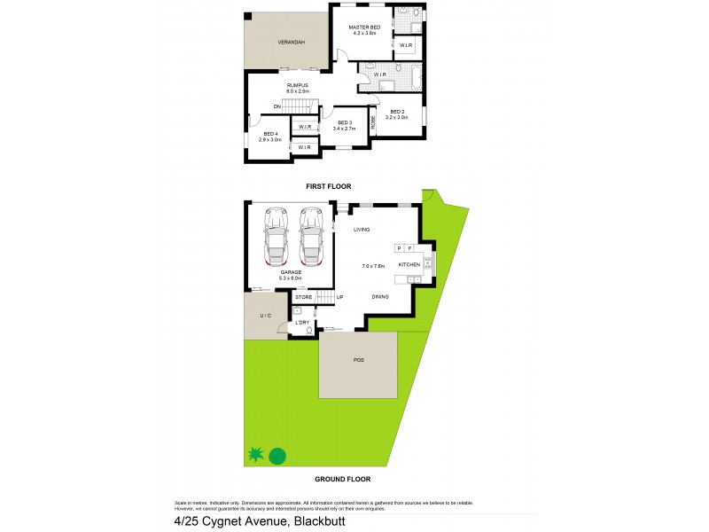 4/25 Cygnet Avenue, Blackbutt NSW 2529 Floorplan