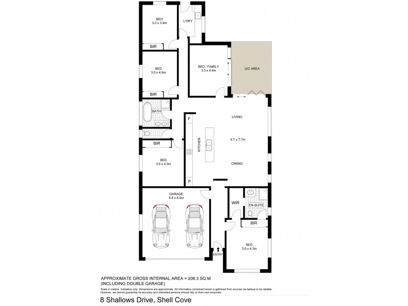 8 Shallows Drive, Shell Cove NSW 2529 Floorplan