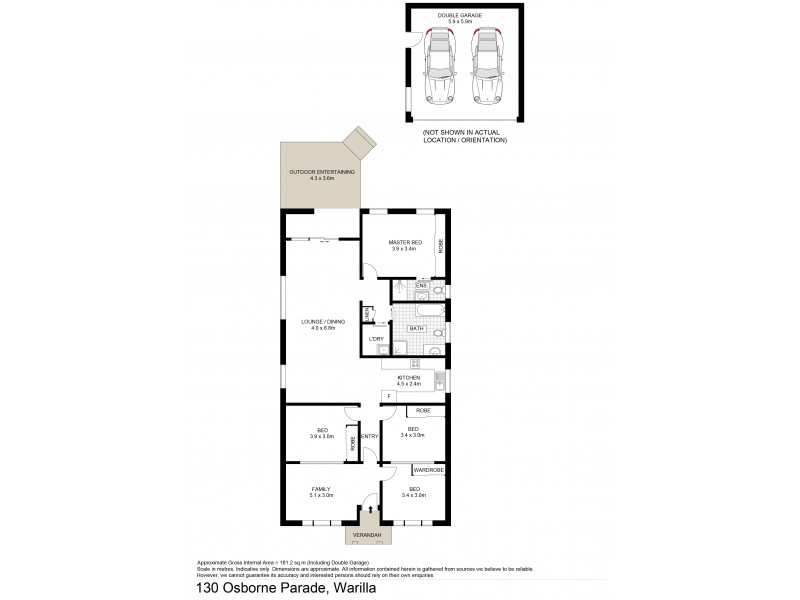 130 Osborne Parade, Warilla NSW 2528 Floorplan