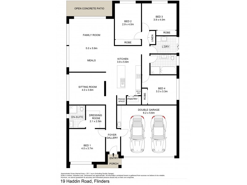 19 Haddin Road, Flinders NSW 2529 Floorplan